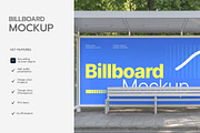 Bus Stop Billboard Mockup Template, an Advertising Mockup by graphypix (Thumbnail 2 of 4)