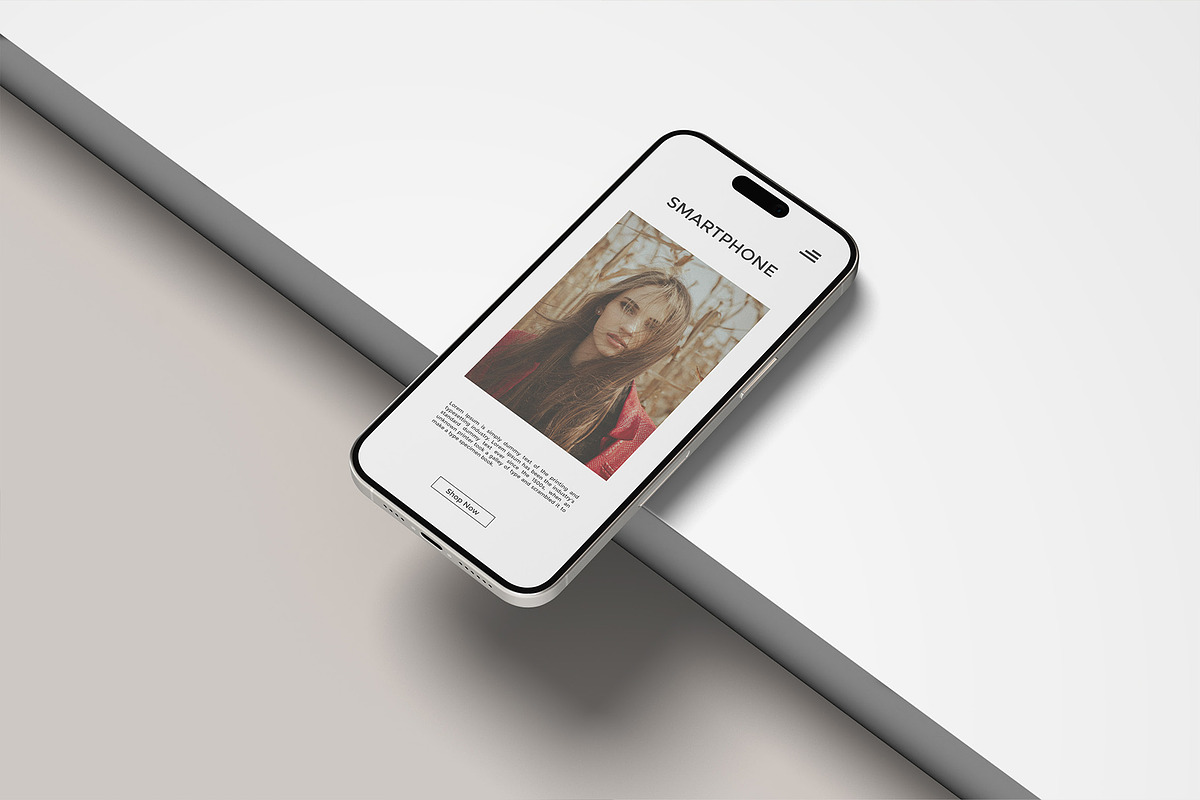 iPhone 15 Pro Max Mockup, an iPhone Mockup by graphicpages (Photo 5 of 11)