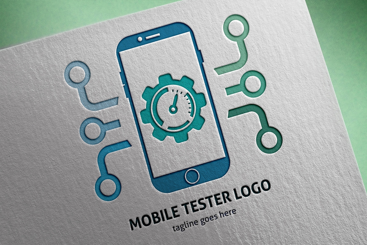 Mobile Tester Logo, a Branding & Logo Template by Design_Planet