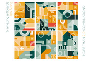 Fun Geometry pattern bundle., a Pattern Graphic by lisa_kalev (Thumbnail 14 of 22)