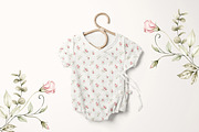 Watercolor Blush Roses Floral Set, a Decorative Illustration by Carol Lozove (Thumbnail 23 of 50)