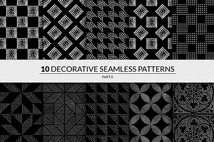 144 Seamless Pointillism Patterns