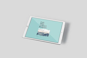 Pad Pro Tablet Screen Mockup