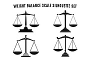 Beam Balance Scale Silhouette Set, an Object Illustration by Gfx Expert Team (Thumbnail 2 of 3)
