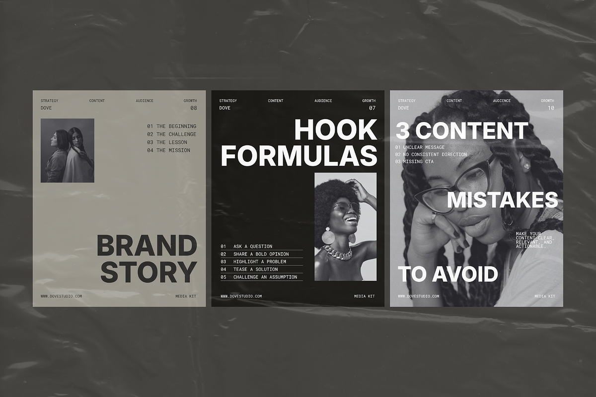 Dove|Social Media Kit, a Social Media Template by adoestudio (Photo 7 of 8)