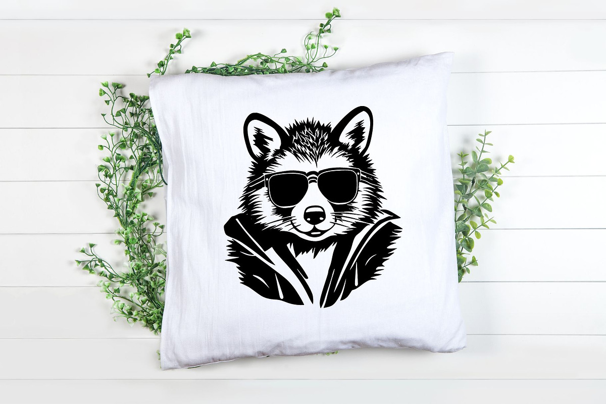 Raccoon SVG Bundle - Raccoon Clipart, an Animal Illustration by YouniqueArtwork (Photo 5 of 5)