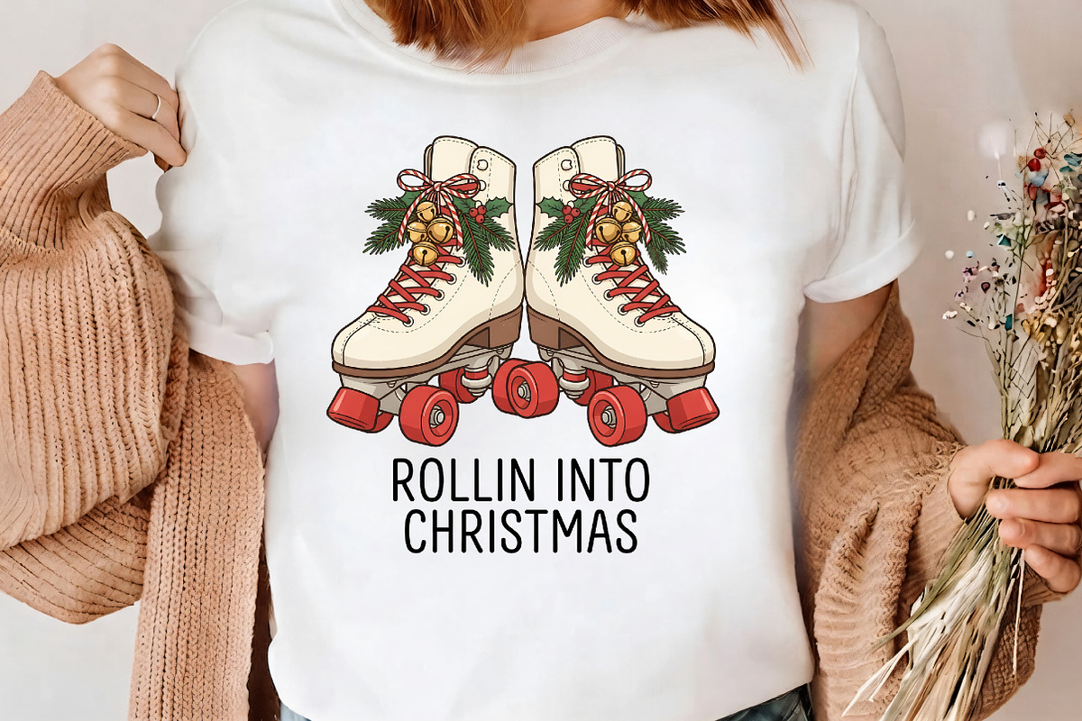 Rollin Into Christmas Roller Skates, a Work Illustration by CrexoraLab (Photo 3 of 4)