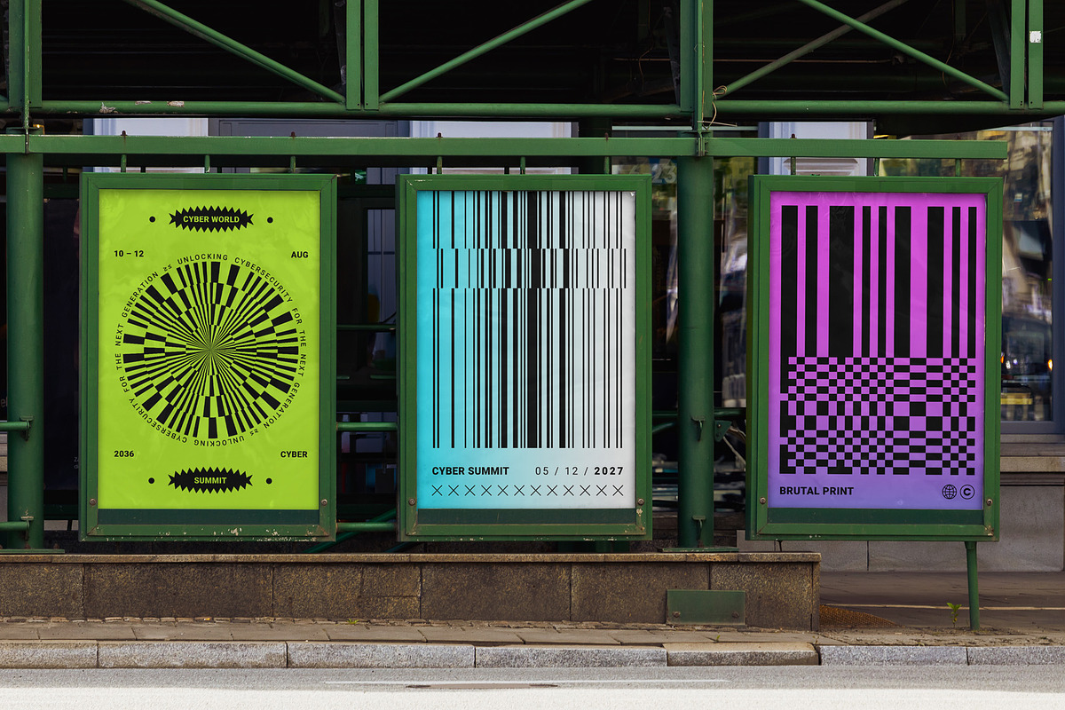 Brutal Geometric prints, a Graphic by Playground (Photo 3 of 6)