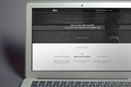 Allure - Creative PSD Template