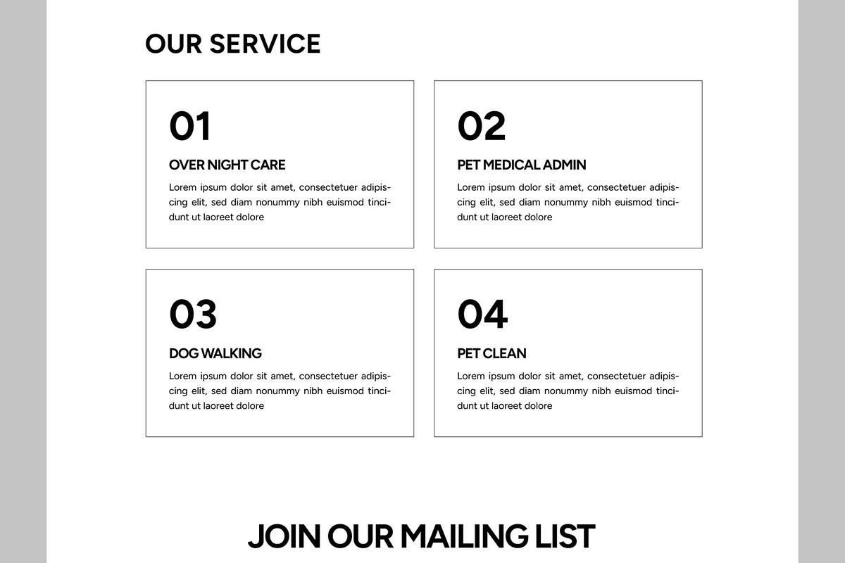 Pet Care Landing Page, a Landing Page Template by CreativeShaper (Photo 4 of 5)