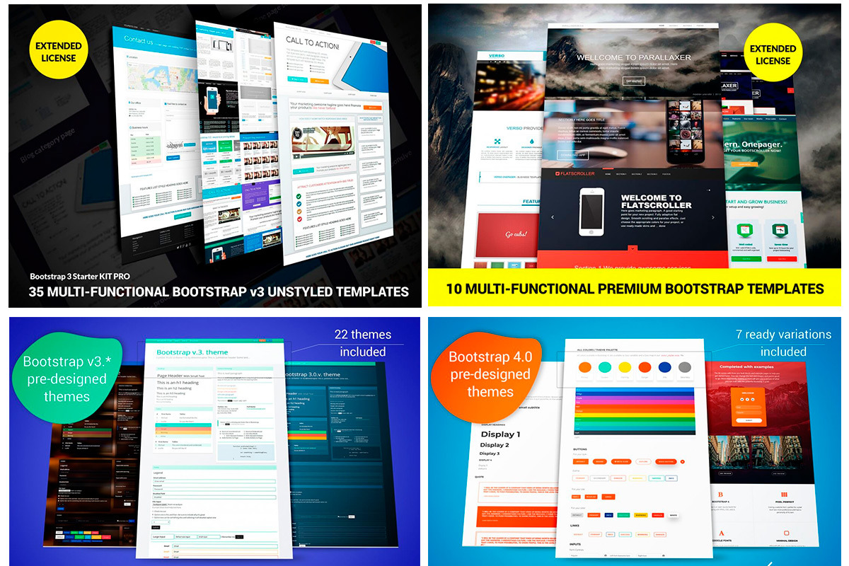 130 Essentials Templates Bundle DEAL, a Bootstrap Template by Bootstraptor (Photo 2 of 21)