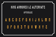 King Armored, a Blackletter Font by EN86-21 (Thumbnail 6 of 7)