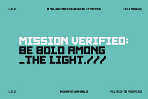 Monofuture Typeface