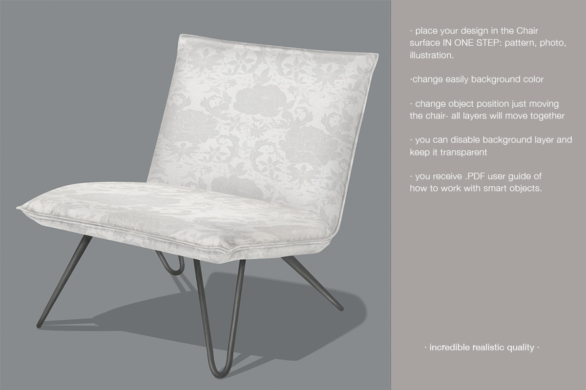 Vintage Armchair Mockup, a Household Mockup by Mockup Up! (Photo 3 of 3)