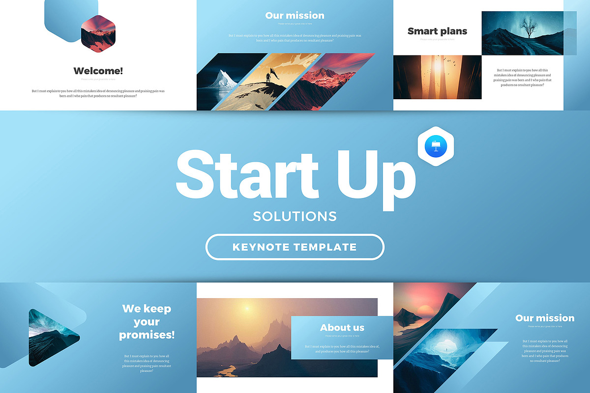 Start Up Pitch Deck Solutions, a Presentation Template by Evgeny Bagro (Photo 1 of 7)