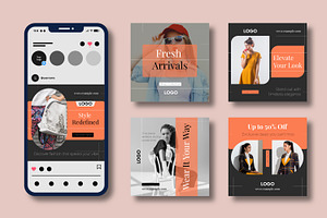 Style Branding Social Media Post, a Social Media Template by MightyDesign