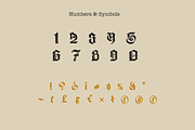 Saxon Textura blackletter, a Blackletter Font by kaer_shop (Thumbnail 6 of 10)