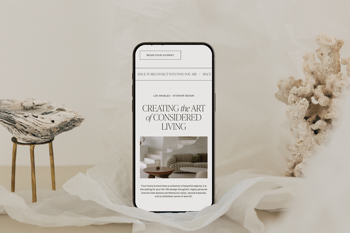 Interior Designer Website Template, a Squarespace Template by Candor Templates (Photo 10 of 21)