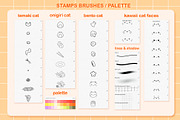 Cute Procreate Bundle, Kawaii Stamps, a Food Illustration by InkPrintsTattoo (Thumbnail 2 of 6)