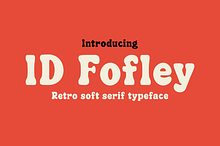ID Fofley - Soft display typeface