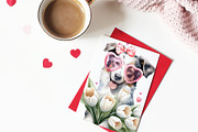Festive dogs bundle, an Animal Illustration by TheCuteShop (Thumbnail 6 of 33)