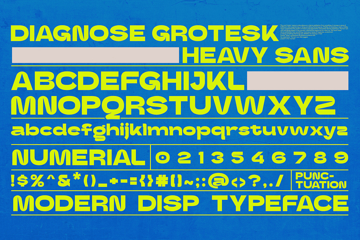 Diagno Grotesk - Heavy Sans, a Sans Serif Font by Bentype Studio (Photo 4 of 7)