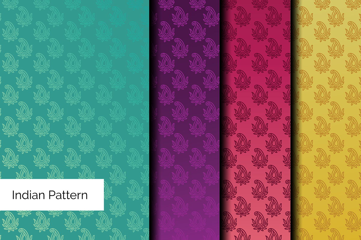 Seamless Indian Patterns Set of 75+, a Pattern Graphic by ThePhoton (Photo 7 of 17)