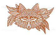 Vector doodle fox., an Animal Illustration by Mehendra Art (Thumbnail 3 of 3)