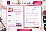 Weekly Calendar | InDesign Template, a Stationery Template by Planner Templates (Thumbnail 14 of 23)