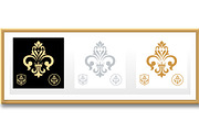 Set of colored royal lily . Heraldic, an Object Graphic by RODINA (Thumbnail 2 of 3)