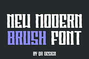 Belang Keslomot Brush, a Handwritten Font by QR Design Studio (Thumbnail 2 of 6)
