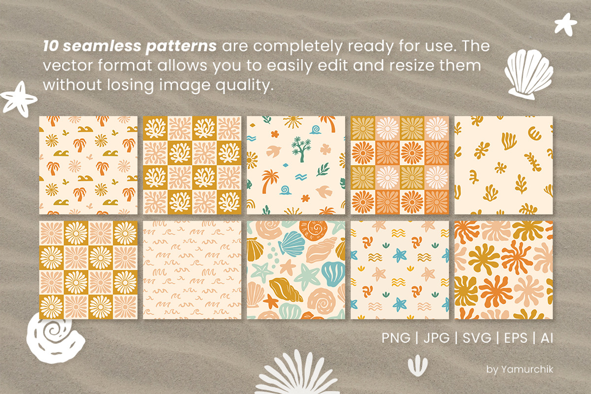 Boho Coastal Charm Summer Collection, an Object Graphic by Yamurchik (Photo 12 of 14)