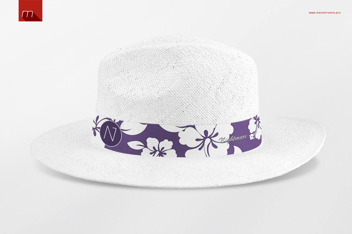 Panama Hat Mock-up, a Hat Mockup by Mocca Mockups Store (Photo 2 of 5)