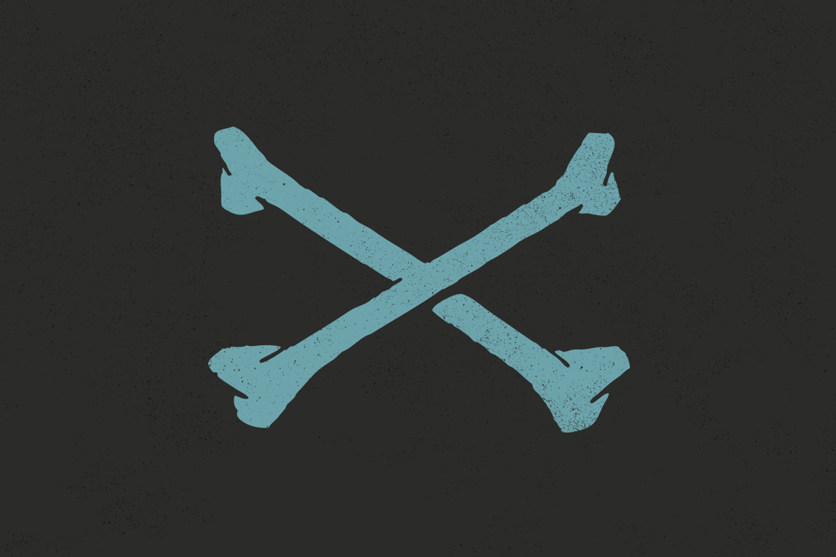 Vector Skulls & Crossbones - 15 Pack, an Illustration by GhostlyPixels