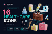 3D Healthcare and Medical Equipment, an Object 3D Model by Iconic Era (Thumbnail 1 of 3)