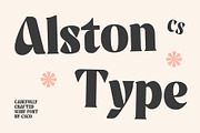 CS Alston – Bold Font, a Serif Font by Craft Supply Co. (Thumbnail 1 of 8)