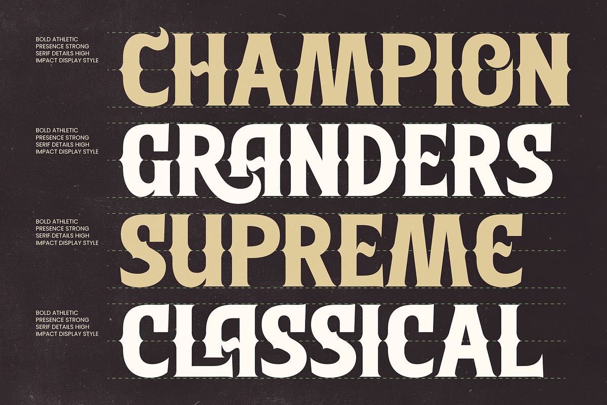 Southern Baseball Retro Athletic, a Serif Font by timelesstype.co (Photo 8 of 15)