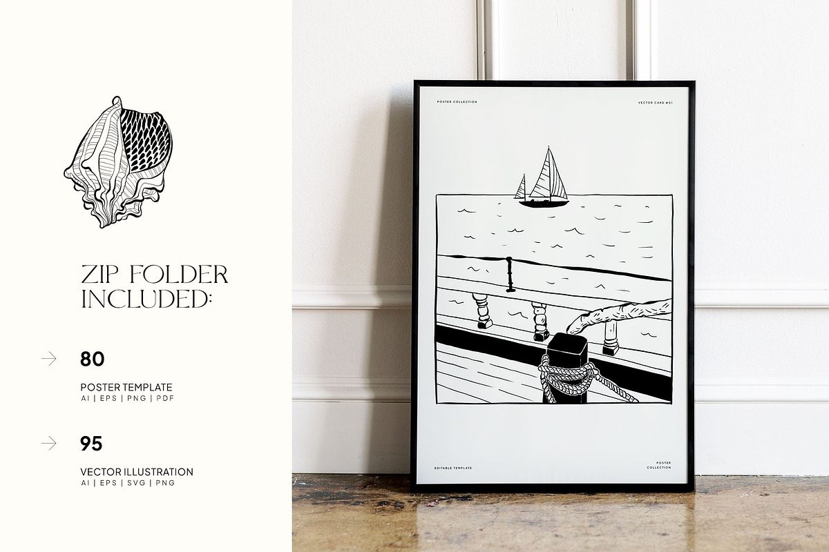 Ocean | Poster Builder, an Animal Illustration by KetteCreate (Photo 3 of 15)