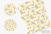 baby chick floral seamless pattern, a Pattern Graphic by Pink Studio Art (Thumbnail 3 of 4)