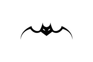 minimalist fly bat logo design, a Branding & Logo Template by devastd