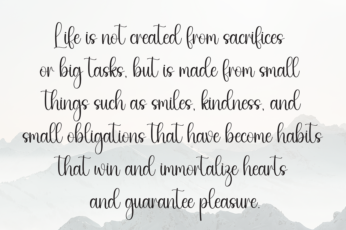 Delivery | Script Font, a Handwritten Font by Scratchones (Photo 6 of 9)