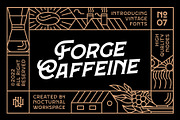 Forge Caffeine Fonts, a Serif Font by Nocturnal Workspace (Thumbnail 1 of 9)
