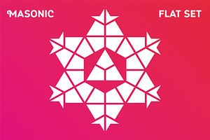 Masonic Flat set