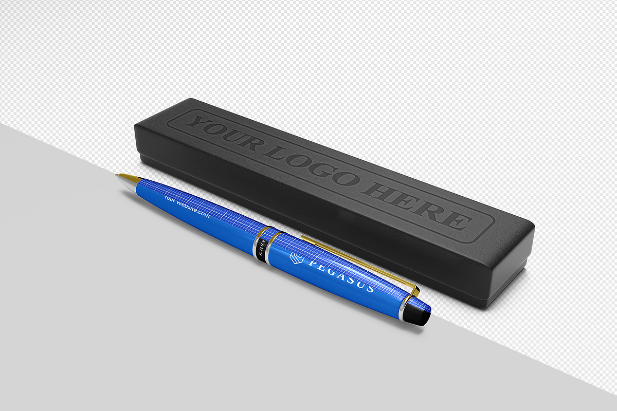 Ballpoint Pen Mockup - 8 views, a Pens & Pencil Mockup by Illusiongraphic (Photo 15 of 26)