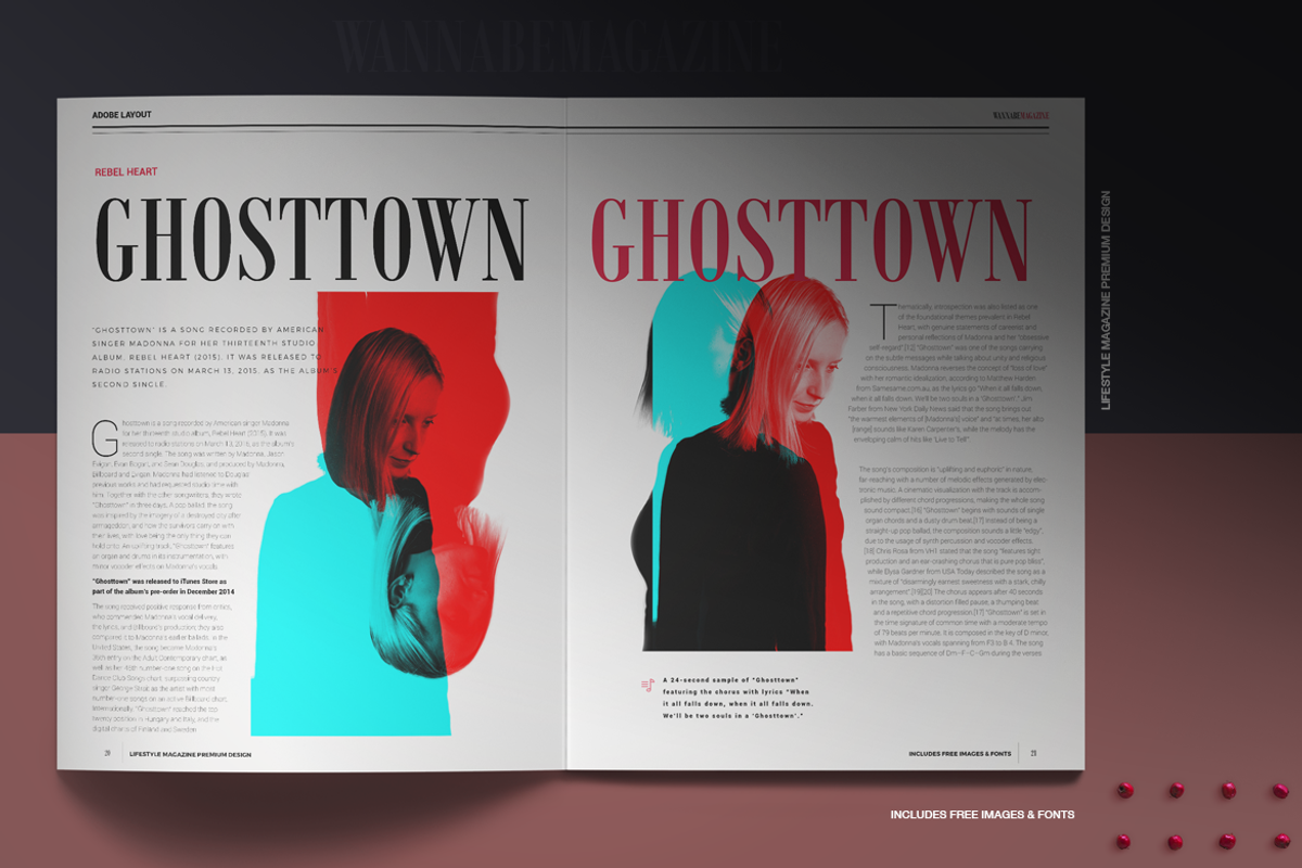 WANNABE magazine, a Magazine Template by Boris Cupac (Photo 13 of 21)