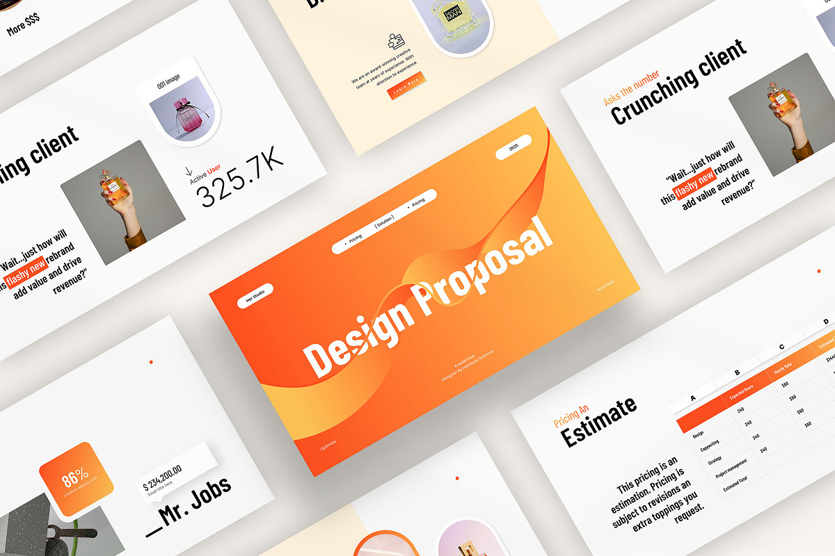 Design Proposal Presentation, a Presentation Template by KreateTribe (Photo 4 of 6)