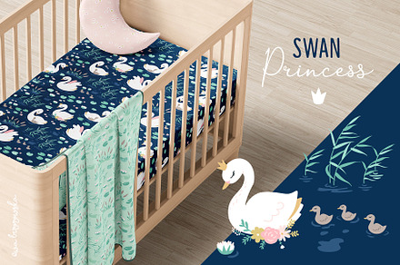 Swan Princess - Pattern & Prints