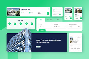 Dreamwell Clean Real Estate Website