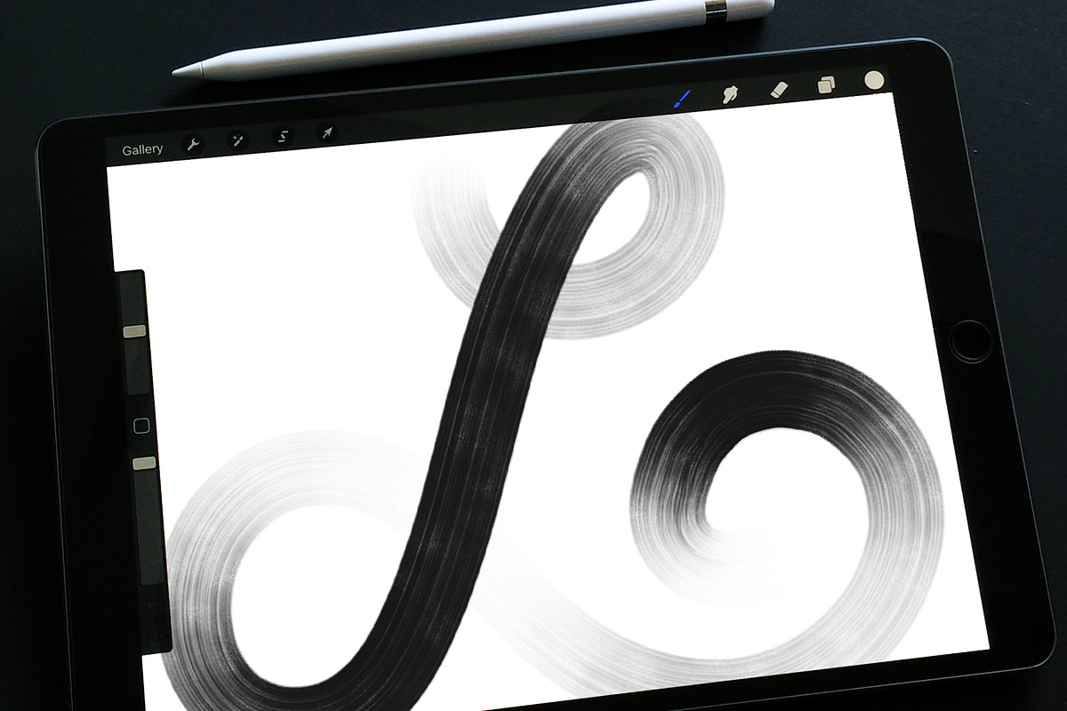 Procreate Texture Brushes preview 2