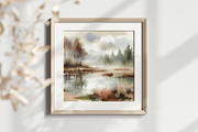Serene Marsh Watercolor Landscape, a Decorative Illustration by Flourish Spark (Thumbnail 3 of 4)